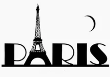 Vinyl Decal, Wall Decor - Paris (Eiffel Tower)