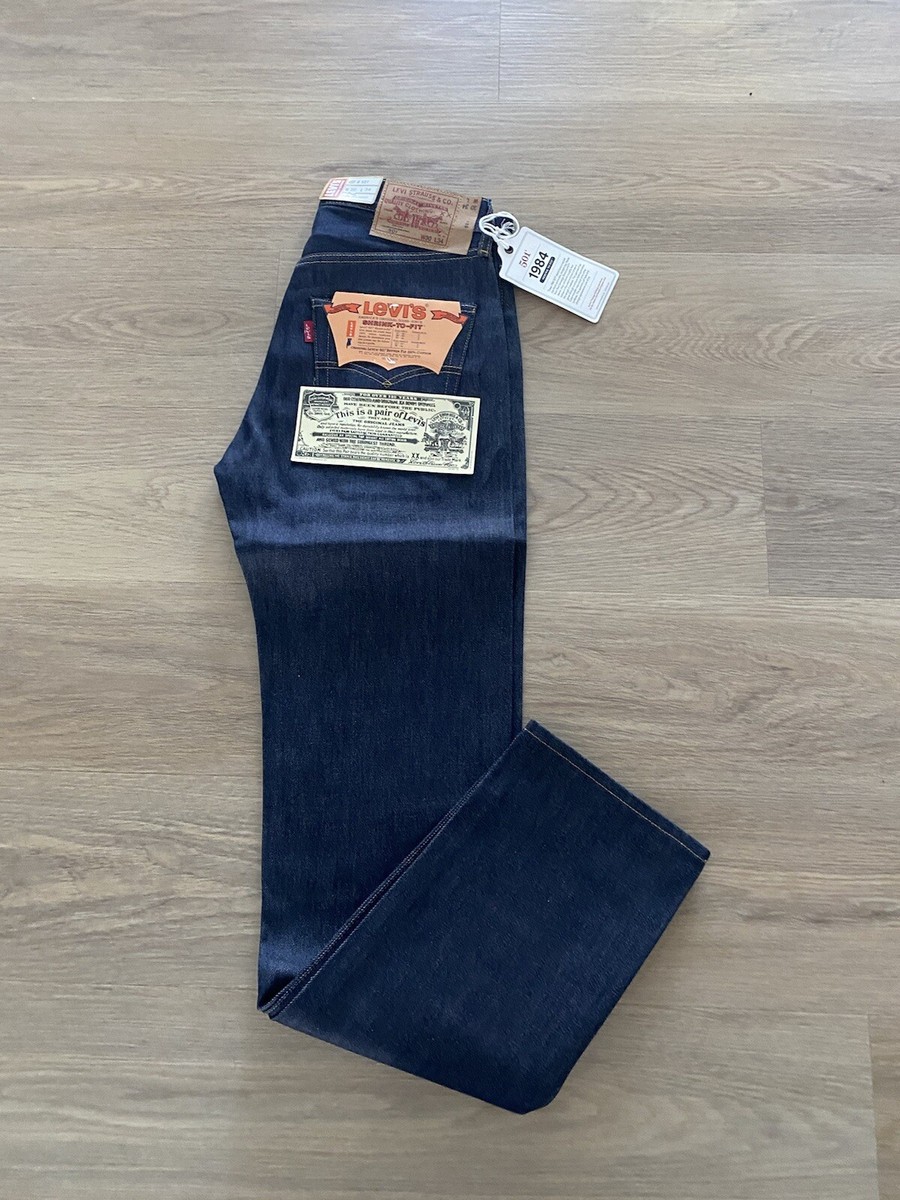 NWT 1984 LEVI'S 501 VINTAGE CLOTHING LVC Rigid SELVEDGE Blue NWT 1984 LEVI'S 501 VINTAGE CLOTHING LVC Rigid SELVEDGE Blue