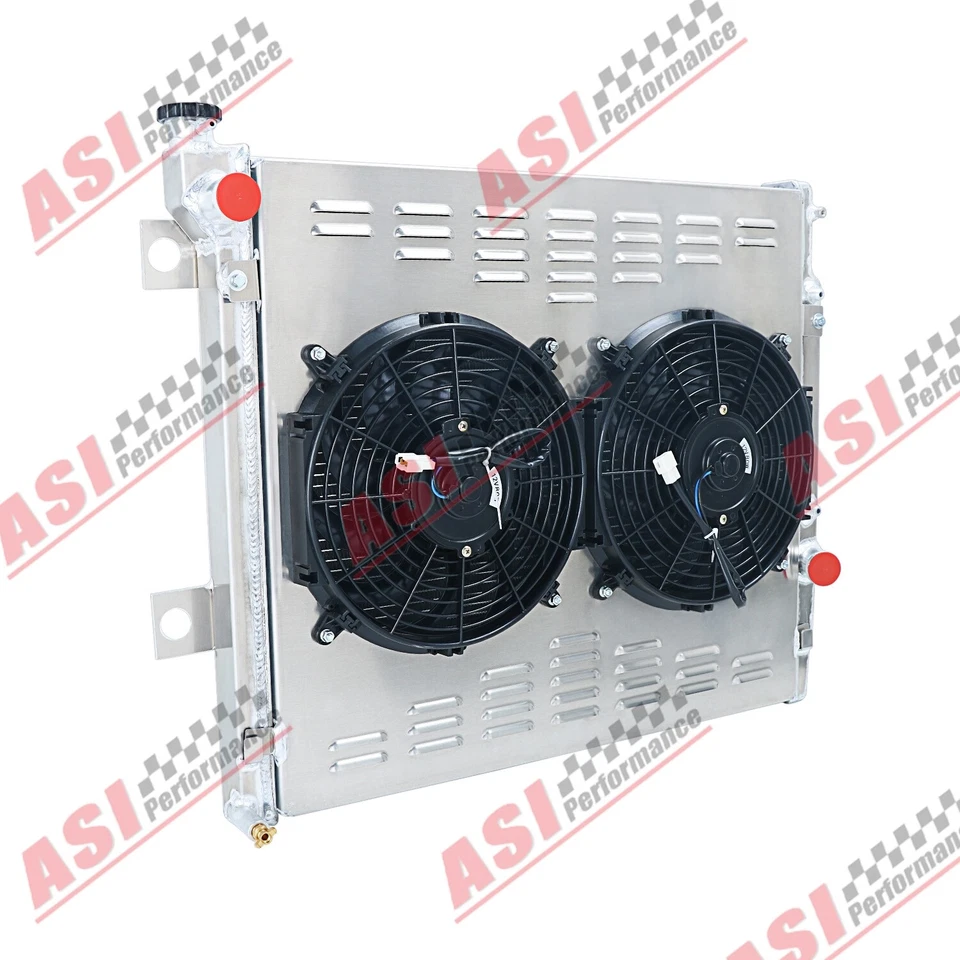4 Row Radiator+Shroud Fan Fit 2003-2009 Toyota 4Runner/Lexus GX470 4.7L V8 AT/MT - Изображение 2 из 4