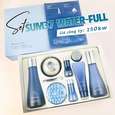 SU:M37 Water Full Special 4 Kinds Set 9 Items Toner Emulsion Cream K-Beauty