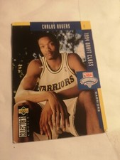 1994 Upper Deck Collectors Choice Golden State Carlos Rogers Basketball Card #416