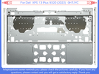 New For Dell XPS 13 Plus 9320 (2022) C Shell Palmrest Keyboard Shell 0H7JYC