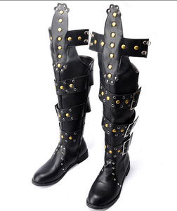 mens knee high motorcycle boots