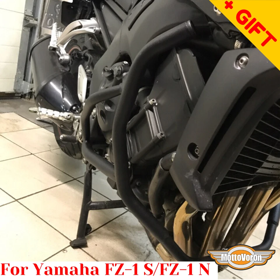 Protector de motor para Yamaha FZ1 Fazer FZ1S barras de choque FZ1N FZ-1 (2006-2015), Bonus Foto 4 de 4