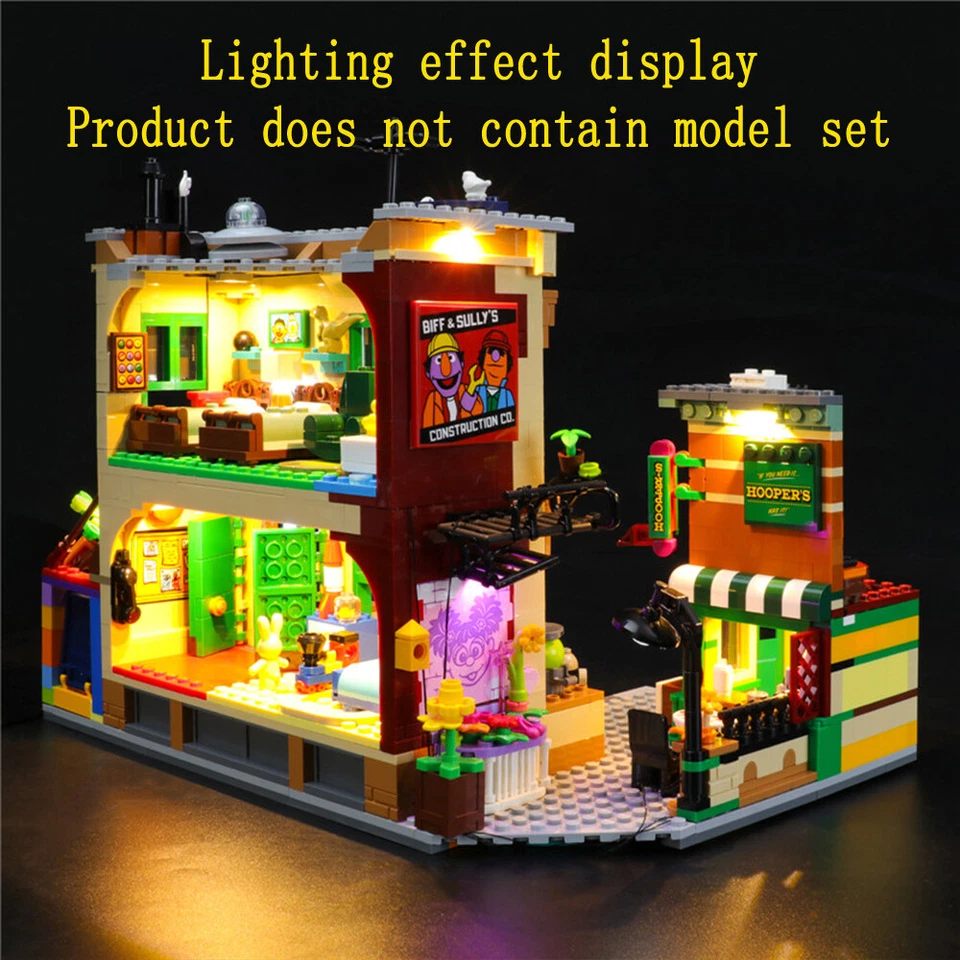 LED Light Kit for LEGOs 123 Sesame Street Ideas 21324 - Image 4 of 4