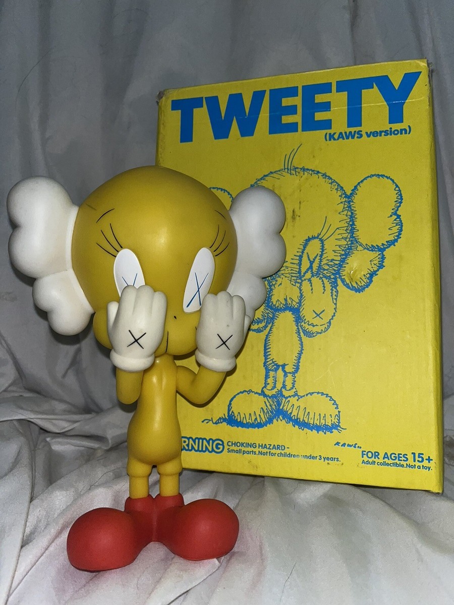 MEDICOM TOY TWEETY トゥイーティー KAWS カウズ カウズ KAWS ×MEDICOM TOY TWEETY トゥイーティー 黄 黒