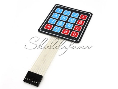 4 x 4 Matrix Array 16 Key Membrane Switch Keypad Keyboard for Arduino/AVR/PI C