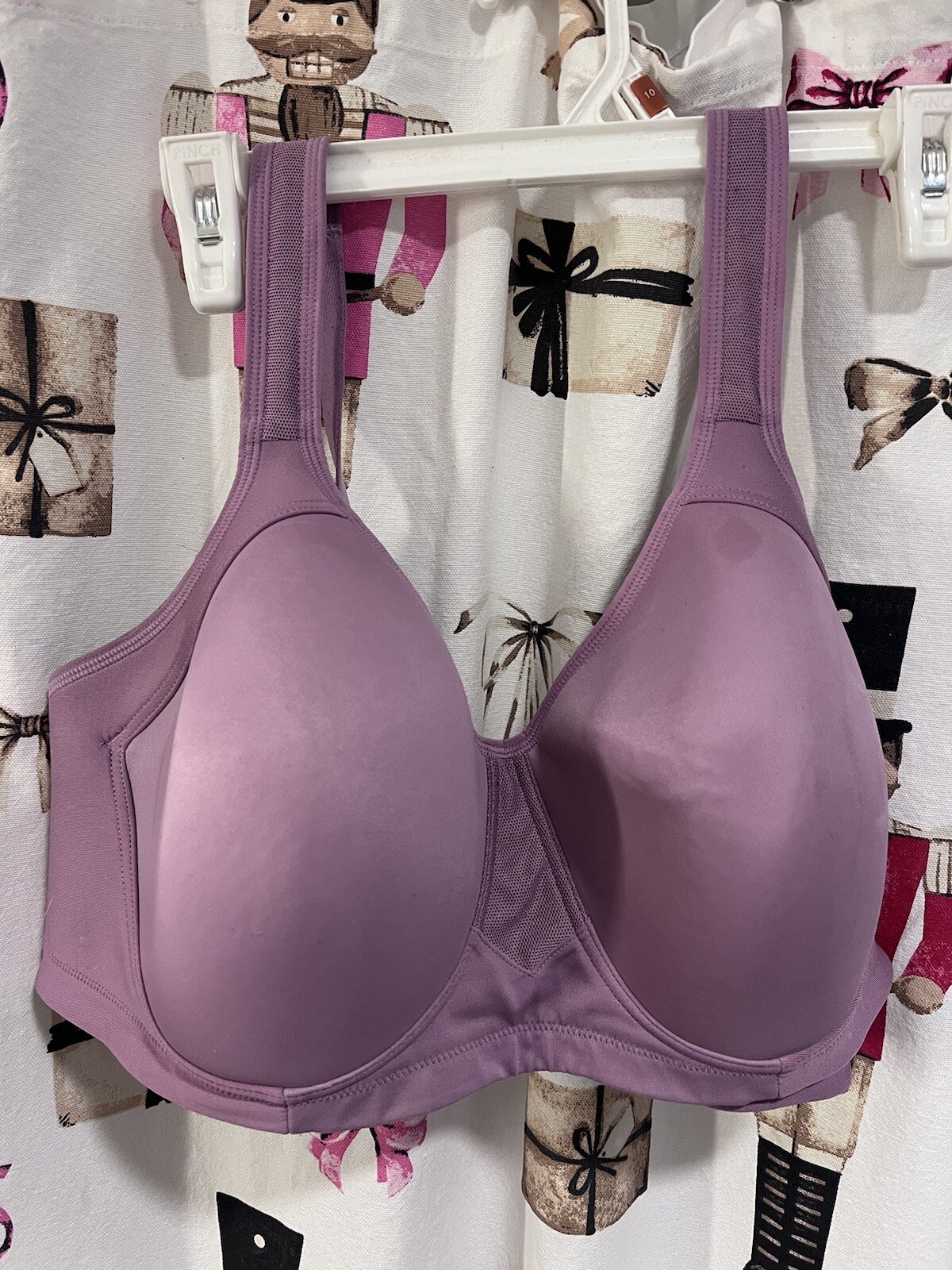 Vanity Fair Full Figure Wireless Lavender44c Wire… - image 1