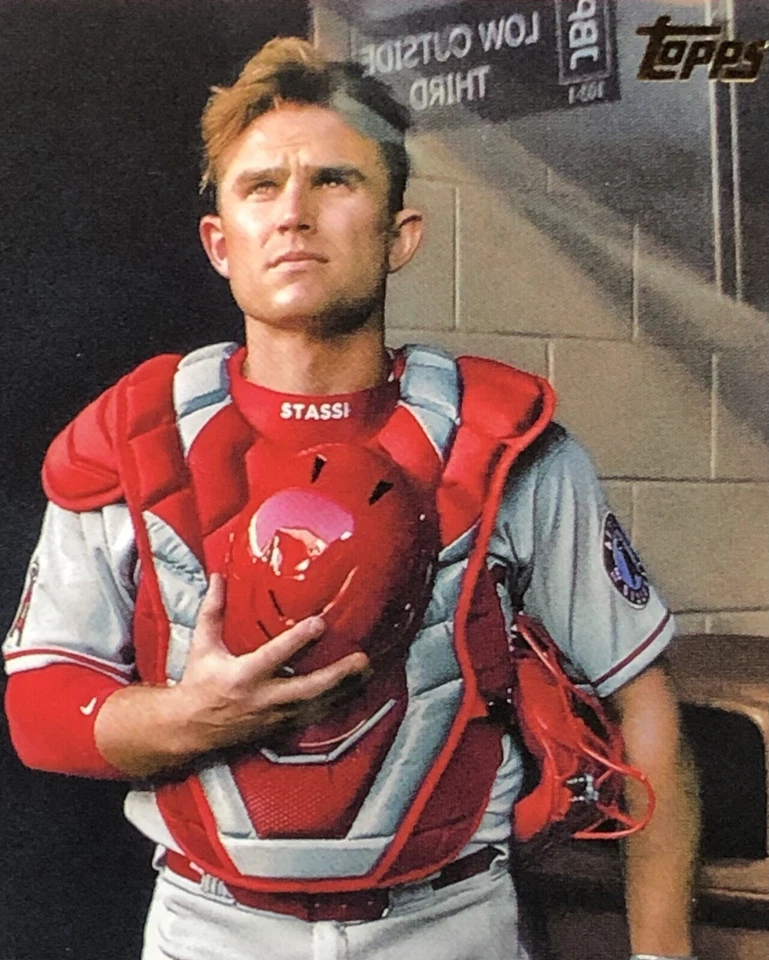 2023 Topps Series One Baseball Max Stassi GOLDEN MIRROR SSP No. 85 📈📈 - Image 2 of 4