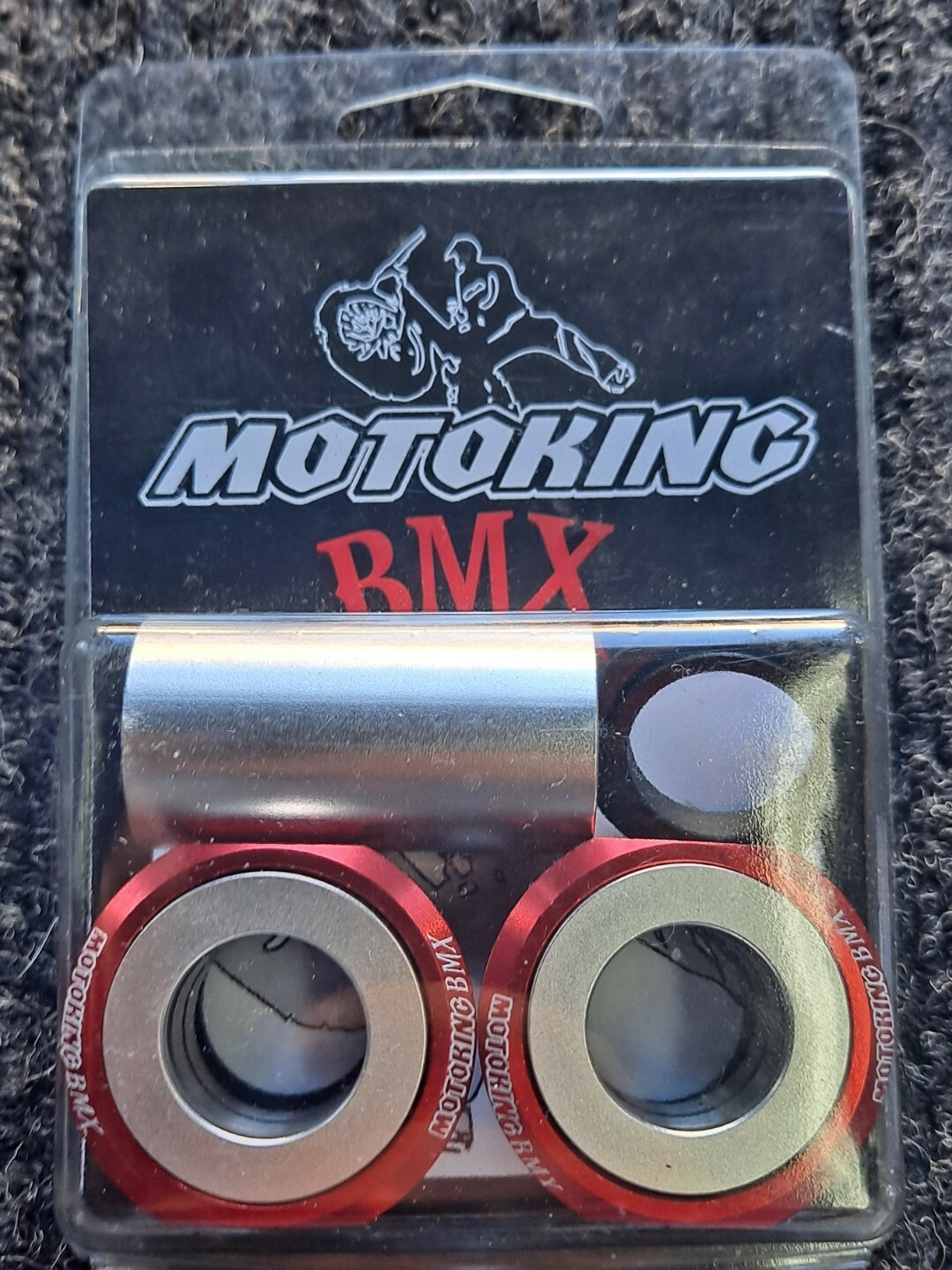 MOTOKING BMX EURO BB 19mm RED/SILVER Limited Edition eBay