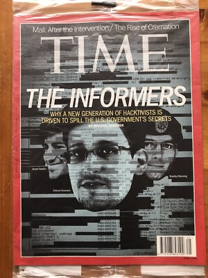TIME Magazine 2013 Edward Snowden The Informers Neil Gaiman Hacking NEW SEALED
