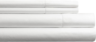 525 Thread Count 100% Long Staple Cotton Oversized Queen White Deep Pocket Super