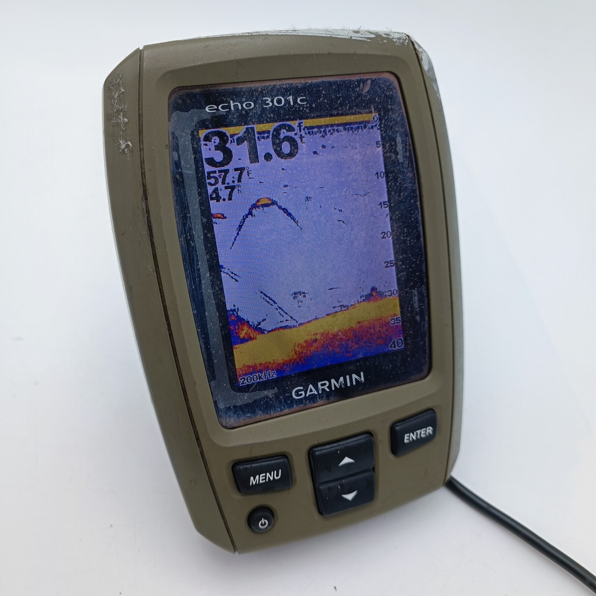 Garmin Echo 301c Sonar Fish Finder w/ Down Imaging Down Vu Sounder