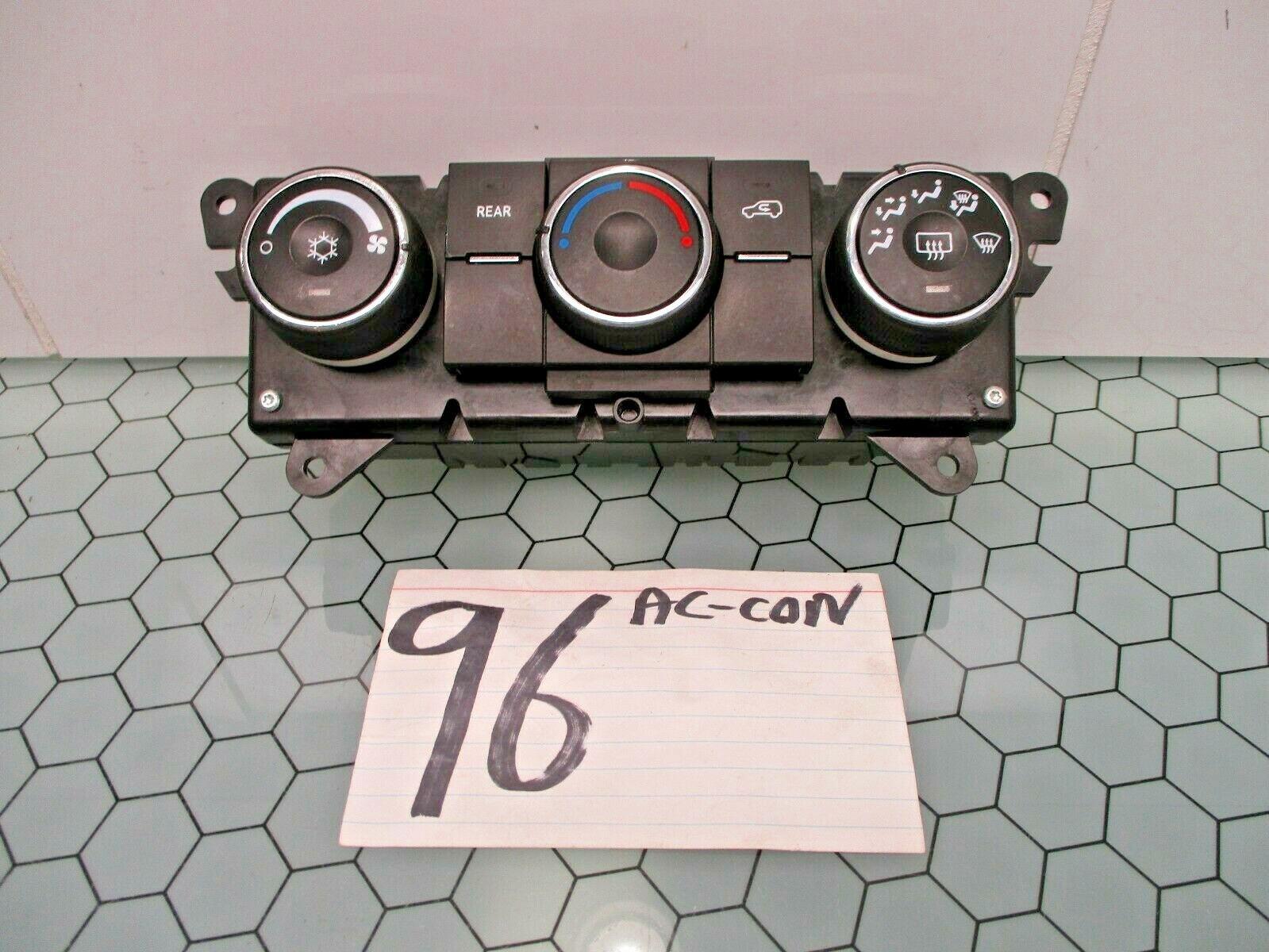 09 10 11 12 Chevrolet Traverse AC and Heater Control Used Stock #96-AC