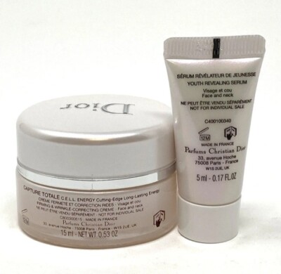 DIOR Capture Totale Set C.E.L.L Energy, Le Serum, New 0.53 oz | eBay