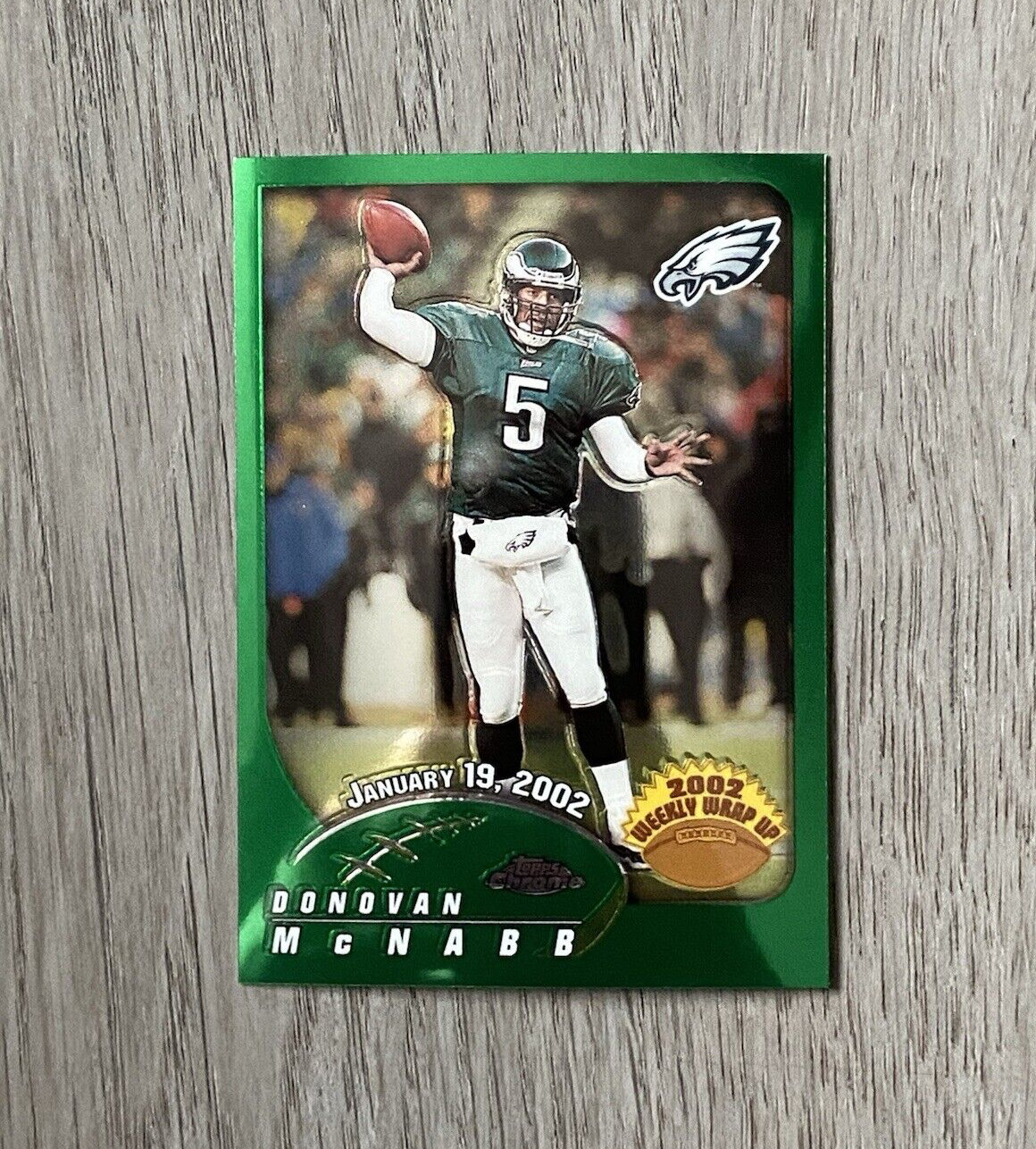 2002 NFL Topps Chrome | Donovan McNabb | #164 | Philadelphia Eagles
