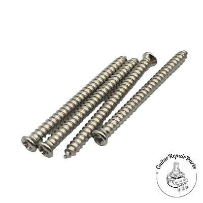 Soap Bar P-90 Pickup Mounting Screws, Short (4 pcs) - Nickel
