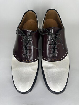 british walkers Shoes Oxfords Lace Up Men Size 9.5 White  display picture 2