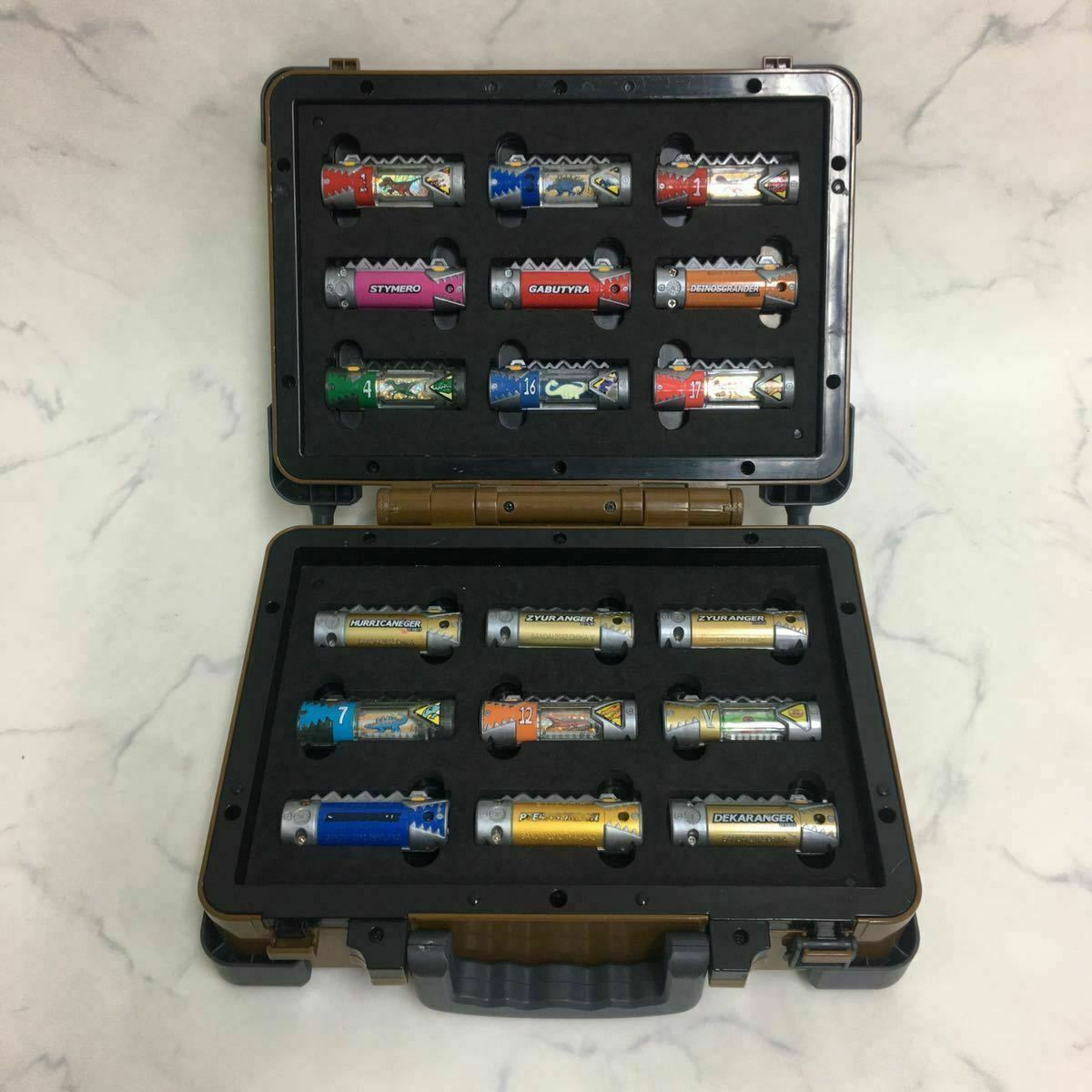 Power Rangers Dino Charge Kyoryuger Brave Box Bag Zyudenchi set