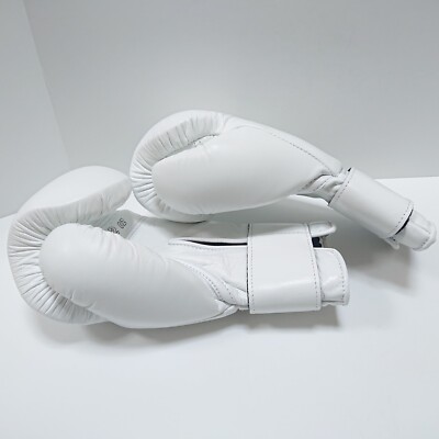 Winning Boxing Gloves 12oz White Magic Tape type MS-400B from