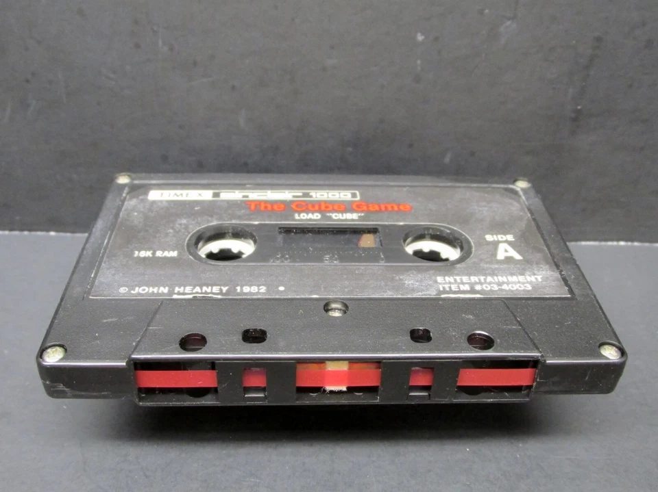 The Cube Game, Timex Sinclair 1000, 1983, Cassette & Manual, Never Used - Image 4 of 4