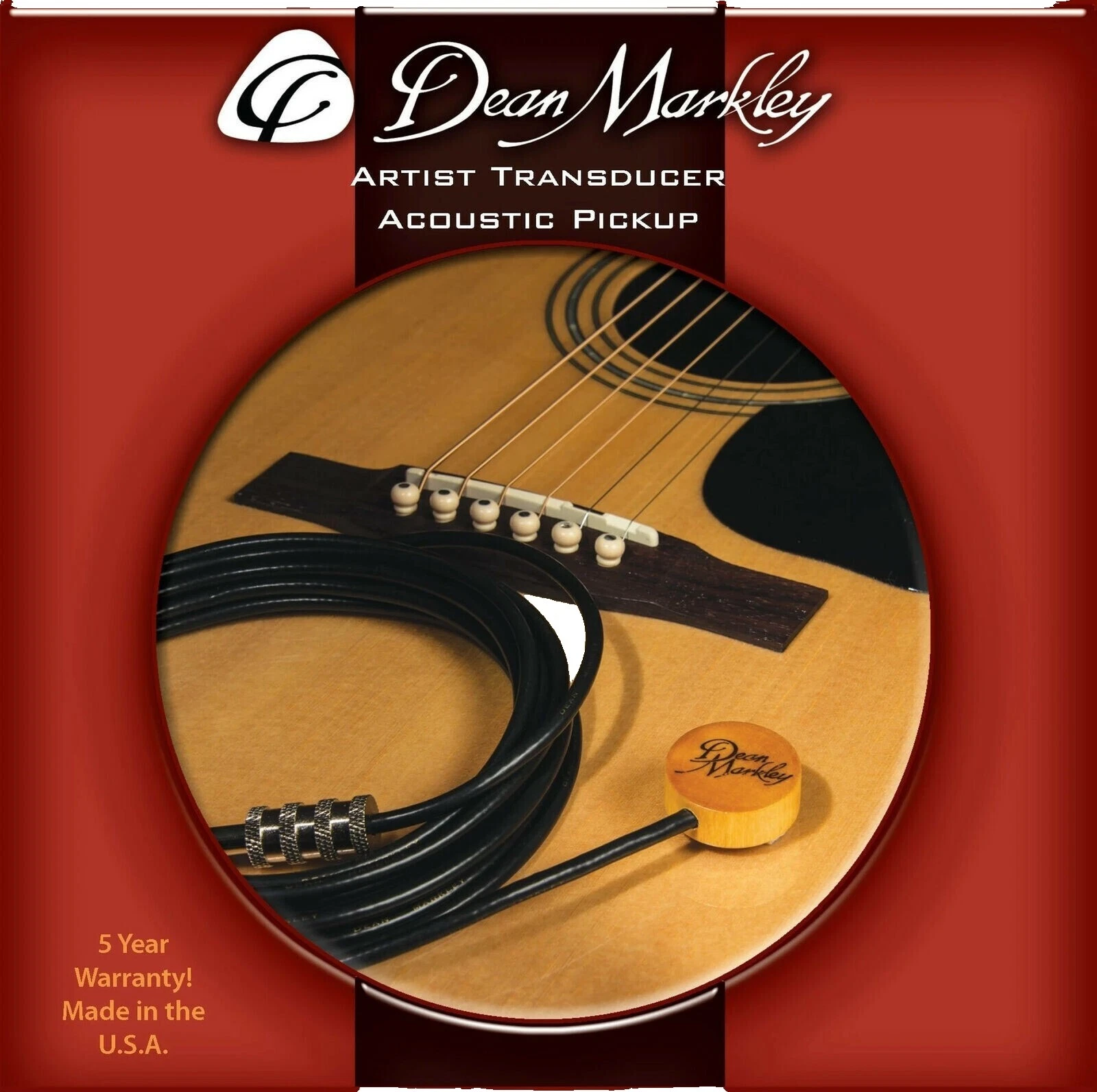 Dean Markley Acoustic Guitar Brown Guitar Pickups