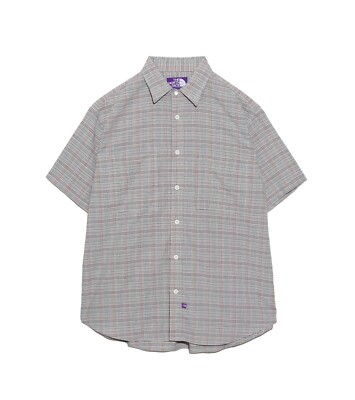 ASK availability) THE NORTH FACE PURPLE LABEL Plaid Dobby Field S