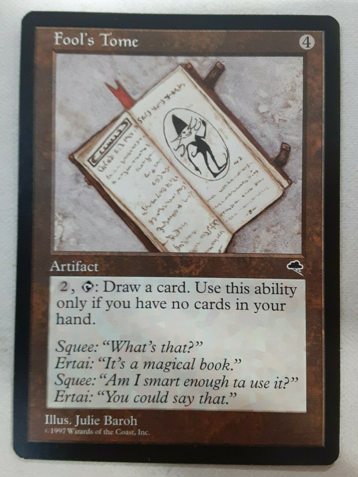 Fool's Tome - NM - Magic the Gathering MTG - Tempest M-346