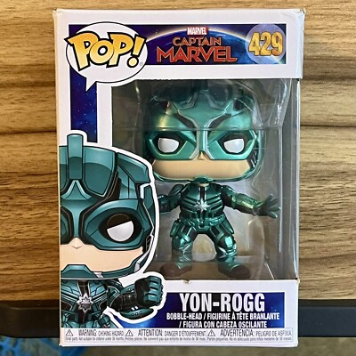 Captain Marvel Yon-Rogg Funko Pop! #429 Bobble-Head Brand New