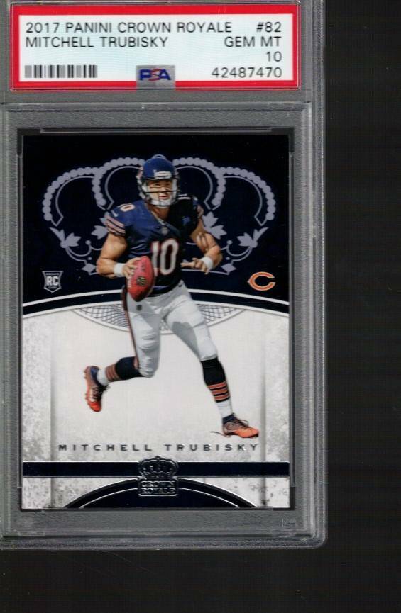 Mitchell Trubisky Panini Crown Royale #82 Base