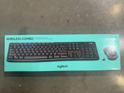 Logitech Mk295 Silent Wireless Keyboard Mouse Combo In Black