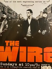 The Wire, Dominic West, Idris Elba, Full Page Promotional Ad
