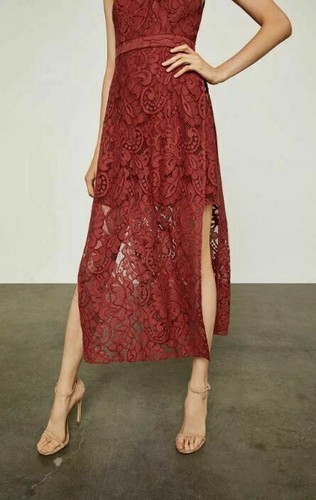 NUEVO VESTIDO DE ENCAJE FLORAL SIN MANGAS BCBG MAX AZRIA AUL67O00 TALLA 4 $298.00 - Imagen 7 de 12