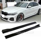 For BMW G20 330i M340i 2019-24 Gloss Side Skirt Extension Splitter Spoiler Panel