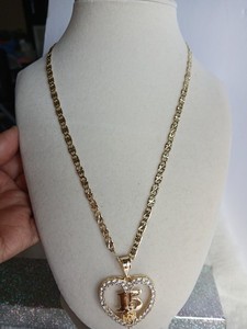 Authentic Cadena de quince años,Oro Laminado 14k, Gold plated