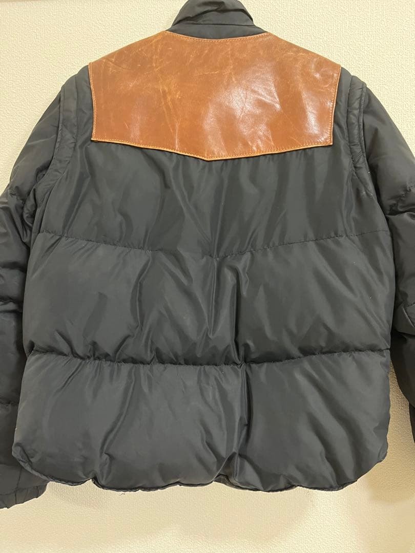 80s Schott Leather Down Jacket - image 2