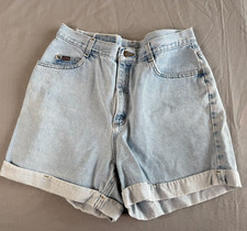 Vintage Lee Riders Cuffed High-Rise Mom Denim / Jean Shorts Women 34x4