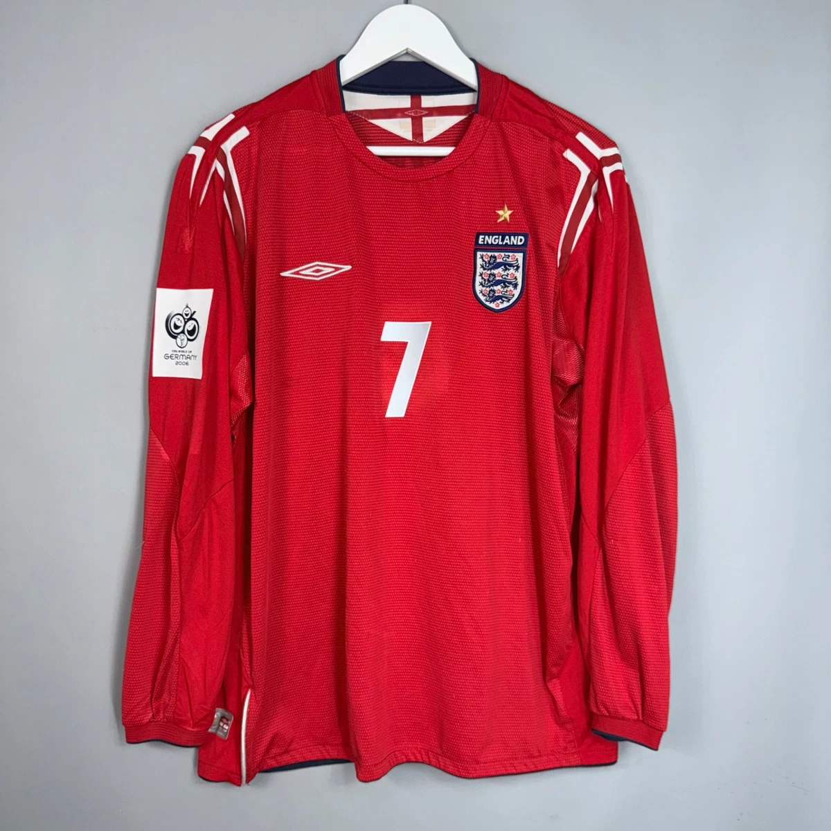 大卫* 贝克汉姆男英格兰国家队足球迷服装与纪念品| eBay