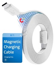 Magnetic USB-C Cable 6ft Charging Only USB-C to USB-C Cord Fast Charging