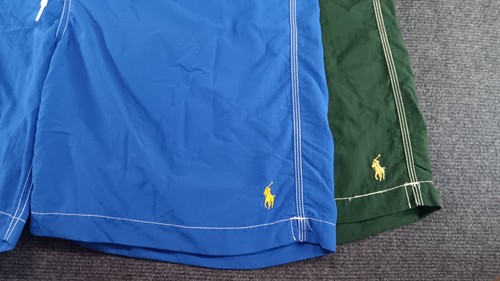 2 Vintage Polo Ralph Lauren Mens Swim Trunks Shorts Mesh Lined Pockets Large - Picture 2 of 23