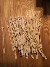Lot Of 120 Pieces Of Vintage McDonalds Coffee Sterrers Swizzle Sticks