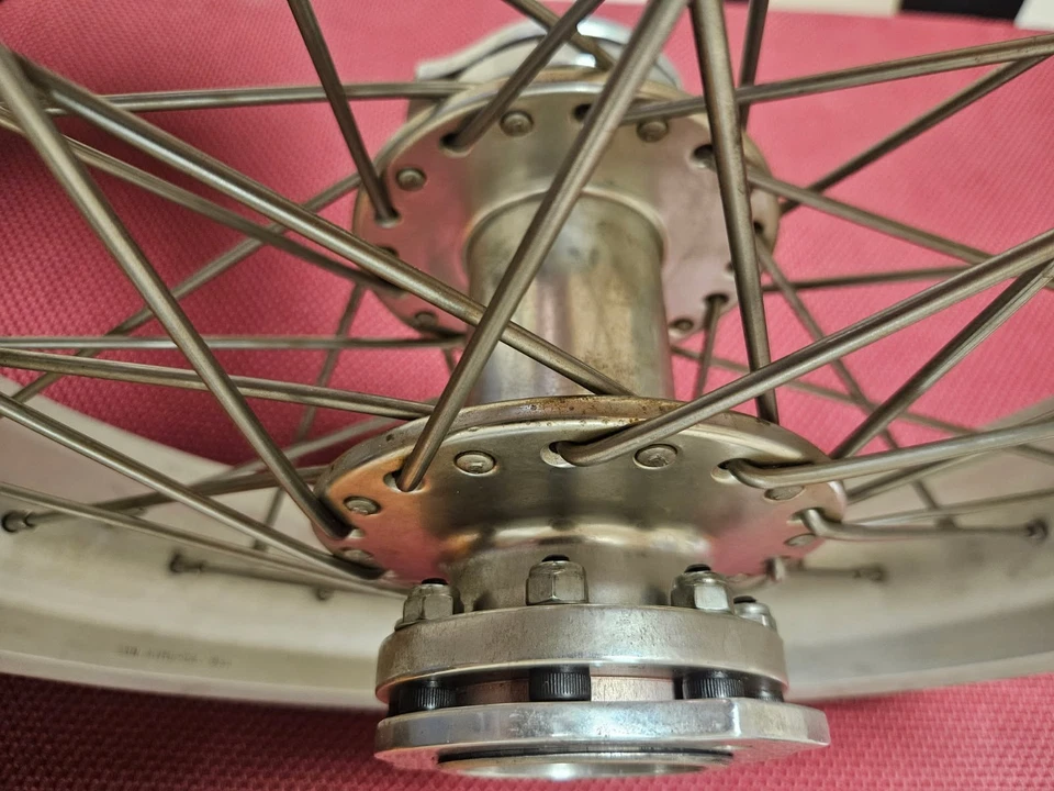 Harley Davidson XR750 rear wheel - Image 3 of 4