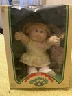 Cabbage Patch Kids 1984 Blonde Curly Hair Girl Doll Soft Body Original Box