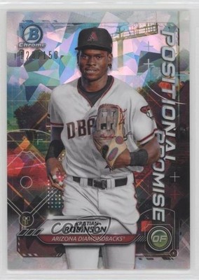 2021 Bowman Positional Promise Atomic Refractor 128/150 Kristian Robinson 4z8