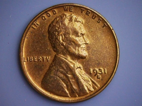 1931-S LINCOLN WHEAT CENT__SEMI KEY__RARE COIN__SAN FRANCISCO VERY GOOD DETAILS