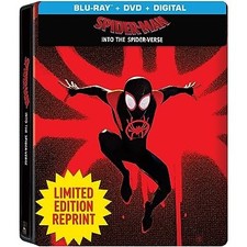 New Steelbook Spider-Man: Into The Spider-Verse (DVD + Blu-ray + Digital)
