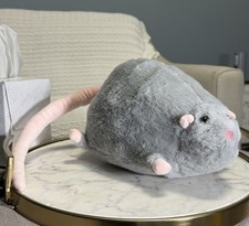 New Rat Plush Toy Stuffed Animal 9  Gray Pet Mouse Soft Cuddle