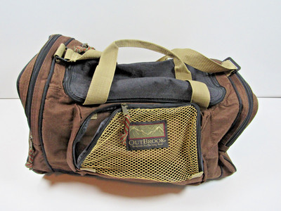 Vintage Outbrook Small Brown Duffle Bag #PT1