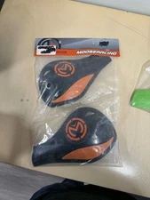 New Moose Racing Contour Deflectors - Black/Orange - 0635-0552