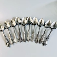 10 lot VTG Stainless Flatware Mixed Pcs Teaspoons Spoon Set Japan Ekco MSI Towle